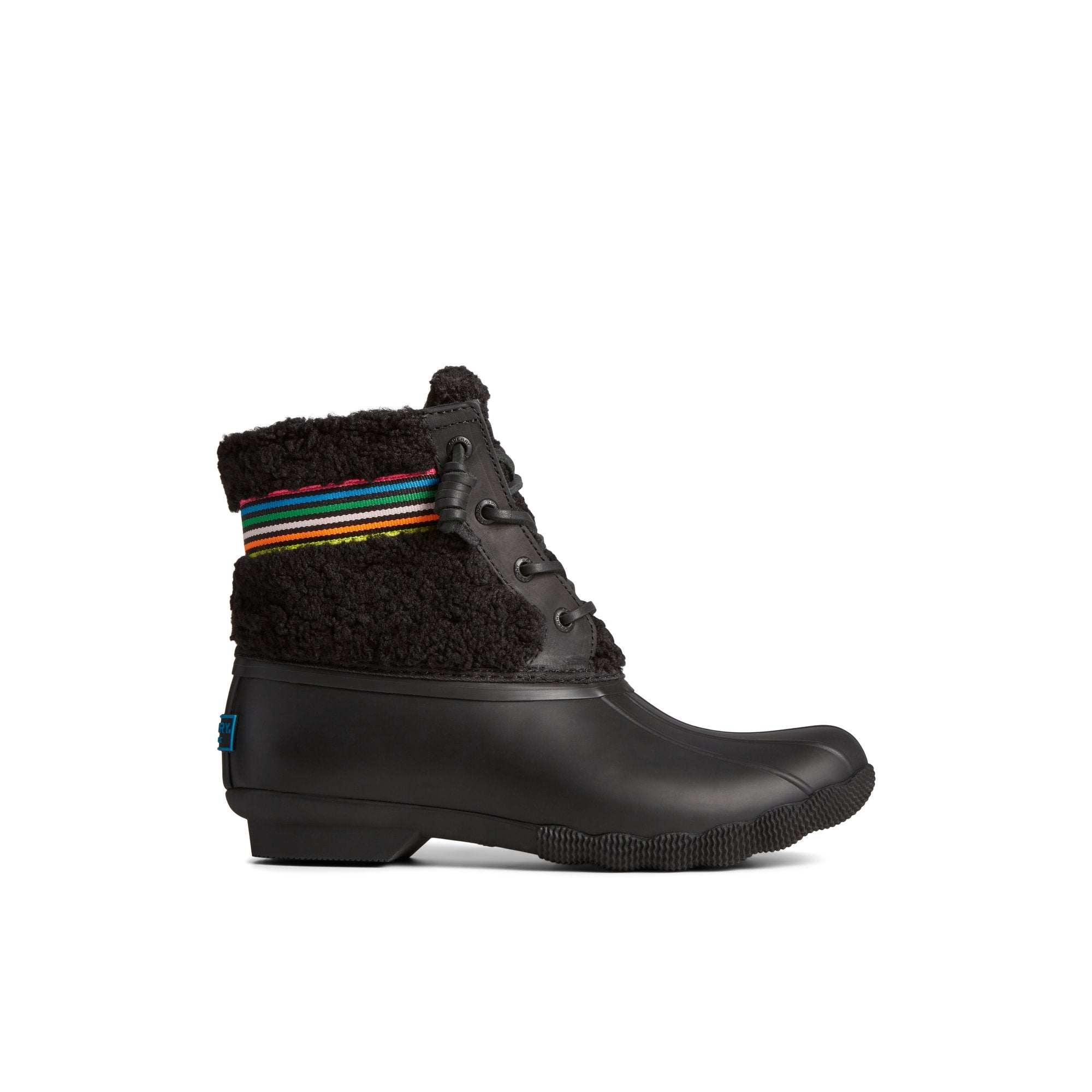 Saltwater? Rainbow Sherpa Duck Boot